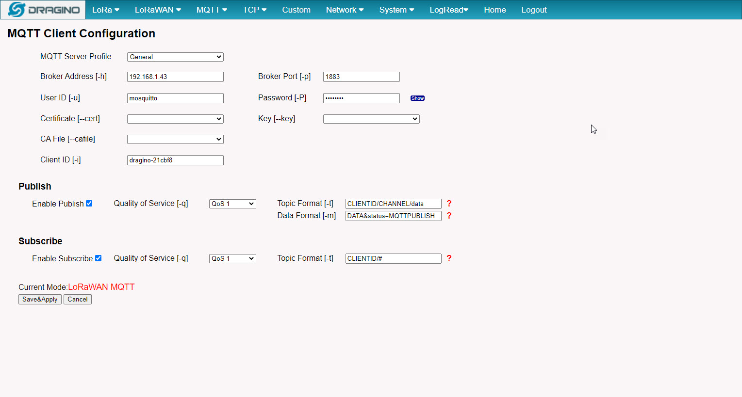 lsp8_mqtt_configuration