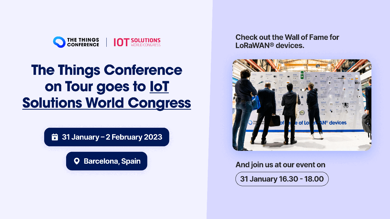 The Things Conference is coming to Barcelona as part of the IoT